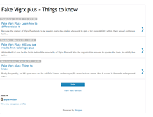 Tablet Screenshot of fake-vigrx-plus.blogspot.com