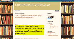 Desktop Screenshot of comunidadevirtual007.blogspot.com