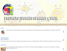 Tablet Screenshot of juegoyescuela.blogspot.com