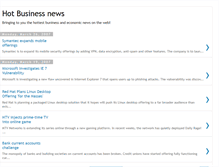 Tablet Screenshot of hotbusinessnews.blogspot.com