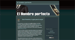 Desktop Screenshot of elhombre-perfecto.blogspot.com