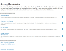 Tablet Screenshot of amongtheaussies.blogspot.com