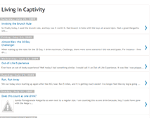 Tablet Screenshot of livinincaptivity.blogspot.com