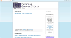 Desktop Screenshot of emerginggrowthstocks.blogspot.com