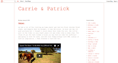 Desktop Screenshot of carriepatrick.blogspot.com