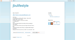 Desktop Screenshot of jbulifestyle.blogspot.com