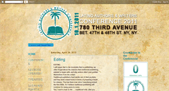 Desktop Screenshot of latinoauthorswritersconference.blogspot.com