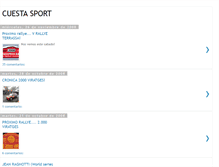 Tablet Screenshot of cuestasport.blogspot.com