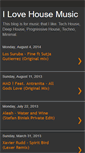 Mobile Screenshot of mylovehousemusic.blogspot.com