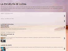 Tablet Screenshot of laescuelitadeluzma.blogspot.com