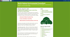 Desktop Screenshot of northdakotaenvironmentalconsultant.blogspot.com