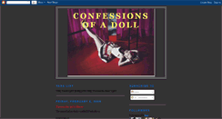 Desktop Screenshot of confessionsofadoll.blogspot.com