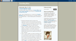 Desktop Screenshot of courtingeliza.blogspot.com
