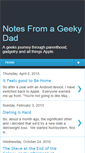 Mobile Screenshot of geekymacdaddy.blogspot.com