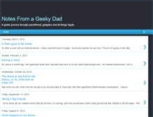 Tablet Screenshot of geekymacdaddy.blogspot.com