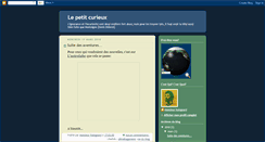 Desktop Screenshot of curieuxlycee.blogspot.com