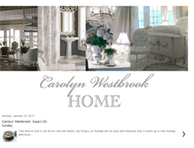 Tablet Screenshot of carolynwestbrookhome.blogspot.com