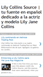 Mobile Screenshot of lilycollins-source.blogspot.com