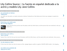 Tablet Screenshot of lilycollins-source.blogspot.com