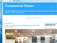 Tablet Screenshot of conferencessydney.blogspot.com