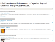 Tablet Screenshot of lifeextensionquality.blogspot.com