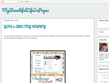 Tablet Screenshot of mybeautifullifeinpages.blogspot.com