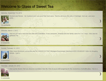 Tablet Screenshot of glassofsweettea.blogspot.com