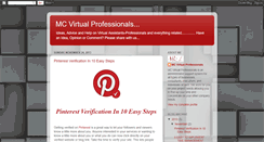 Desktop Screenshot of mc-virtual-professionals.blogspot.com