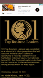 Mobile Screenshot of 101topbusinessleaders.blogspot.com