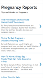 Mobile Screenshot of pregnancyreports.blogspot.com