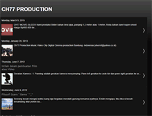 Tablet Screenshot of ch77production.blogspot.com