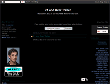 Tablet Screenshot of 21-and-over-movie-trailer.blogspot.com