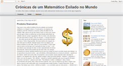 Desktop Screenshot of exiladonomundo.blogspot.com