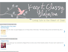 Tablet Screenshot of keepitclassyalabama.blogspot.com