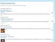 Tablet Screenshot of oxymormonguy.blogspot.com