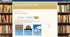 Desktop Screenshot of fernreisen-lastminute.blogspot.com