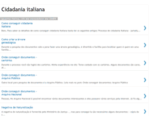 Tablet Screenshot of cidadania--italiana.blogspot.com