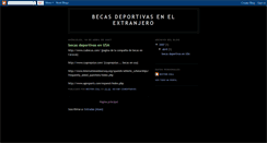 Desktop Screenshot of becasdeportivas.blogspot.com