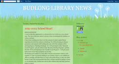 Desktop Screenshot of budlonglibrarynews.blogspot.com