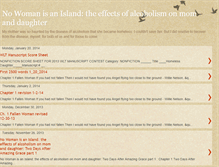Tablet Screenshot of nowomanisanislandalcoholism.blogspot.com