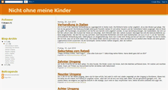 Desktop Screenshot of nichtohnemeinekinder.blogspot.com