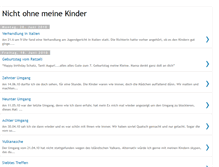 Tablet Screenshot of nichtohnemeinekinder.blogspot.com