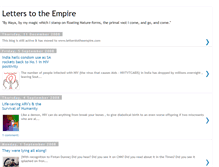 Tablet Screenshot of letterstotheempire.blogspot.com