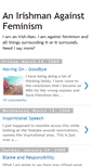 Mobile Screenshot of anirishmanagainstfeminism.blogspot.com