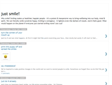 Tablet Screenshot of justsmilealready.blogspot.com