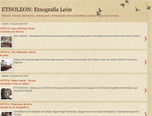Tablet Screenshot of etnoleon.blogspot.com
