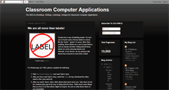 Desktop Screenshot of classroomcomputerapps.blogspot.com