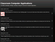 Tablet Screenshot of classroomcomputerapps.blogspot.com