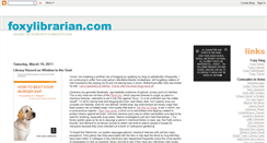 Desktop Screenshot of foxylibrarians.blogspot.com