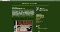 Desktop Screenshot of croydonmunicipal.blogspot.com